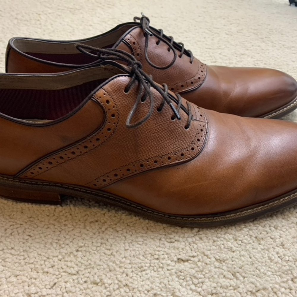Brown Leather Oxfords by Ashton Grey  11